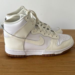 Nike Dunk High All White